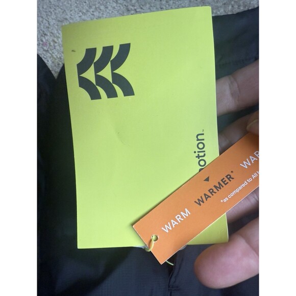 All in Motion Men Large Black Full Zip Midweight Puffer Jacket 3M Thinsulate - Picture 7 of 16